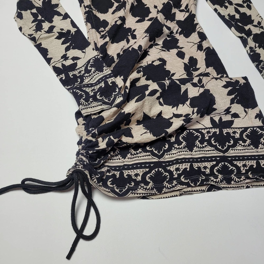 Long Sleeve 100% Cotton Body-con Mini Dress Streetwear Y2K  PAM & GELA Size S - Picture 7 of 15
